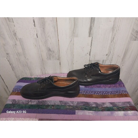 Ecco Moc Toe Brown Leather Shoes Comfortable, Men's 47 (13-13.5) - Picture 6 of 9